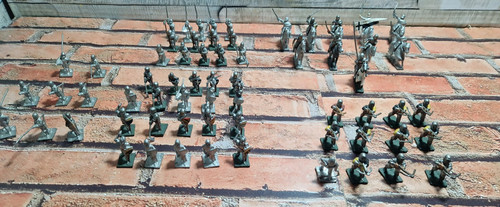 Metal lead wargame - 25,