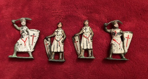 Vintage lead knights - vintage, crusaders