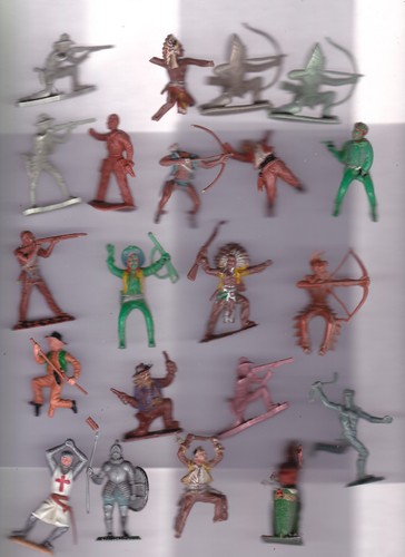 Assorted cowboys and - and, indians